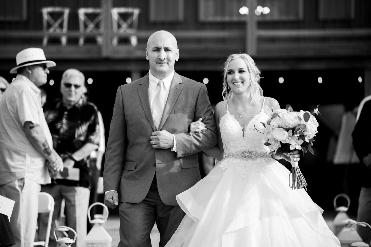 53 Bride with her father carper winery wedding