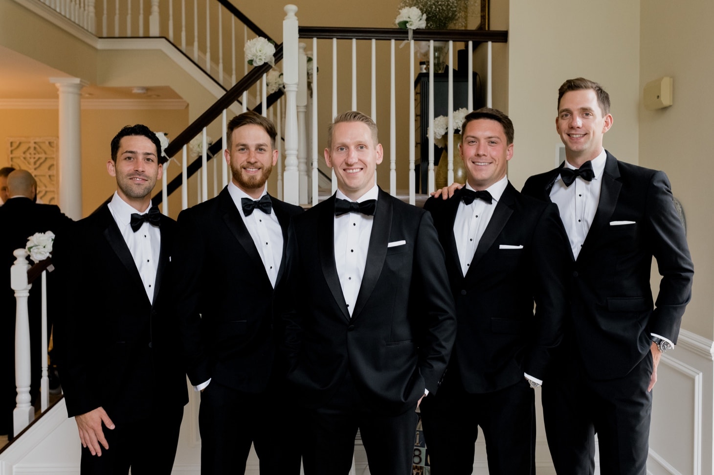 12 groom with groomsmen the mill lakeside manor wedding