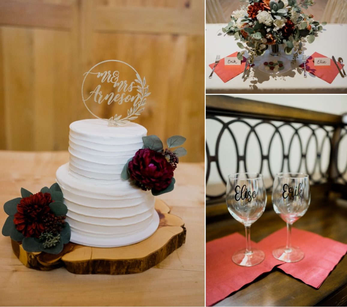 39 wedding cake at celebration farm iowa city