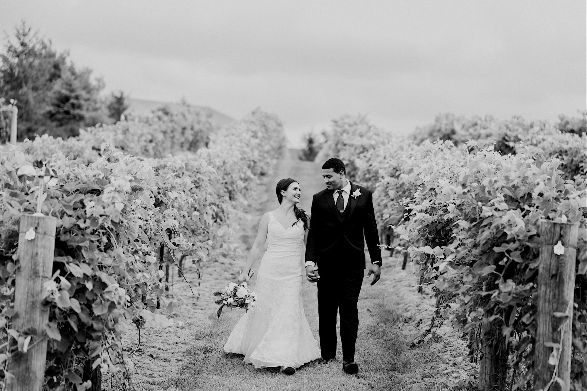 Vineyard wedding photos marengo Iowa