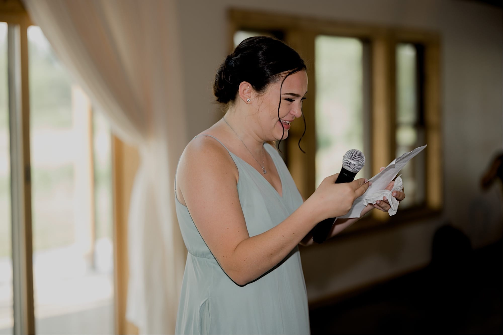 maid of honor speech at carper winery wedding reception