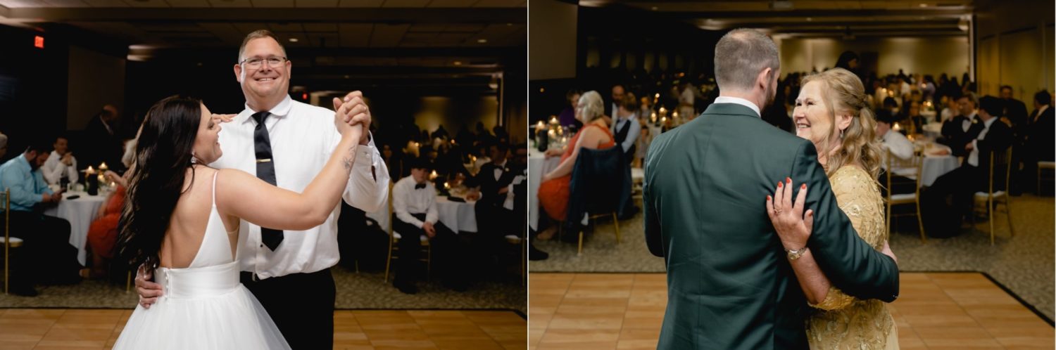 Father daughter and mother son dances