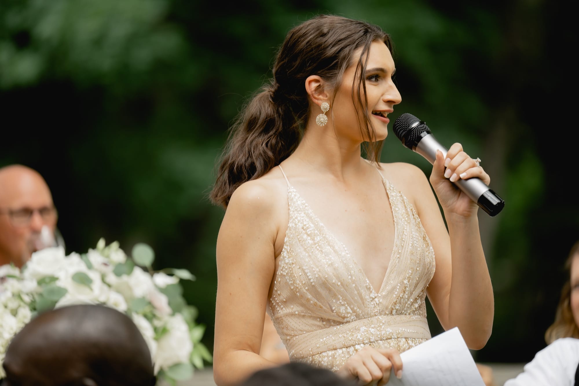 Matron of honor and sister speech