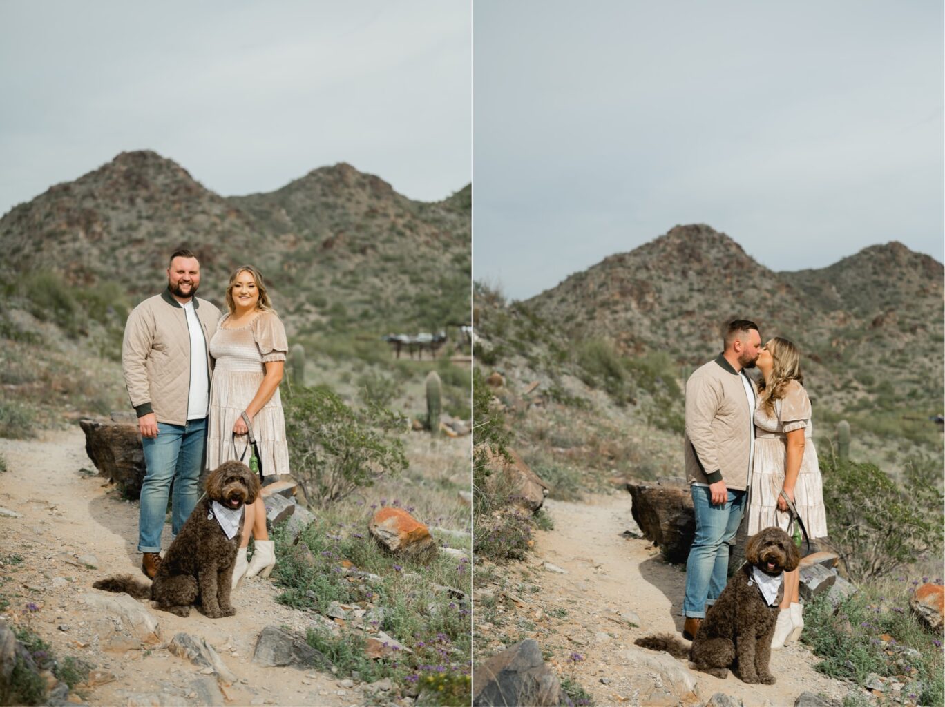 superstition mountain engagement session