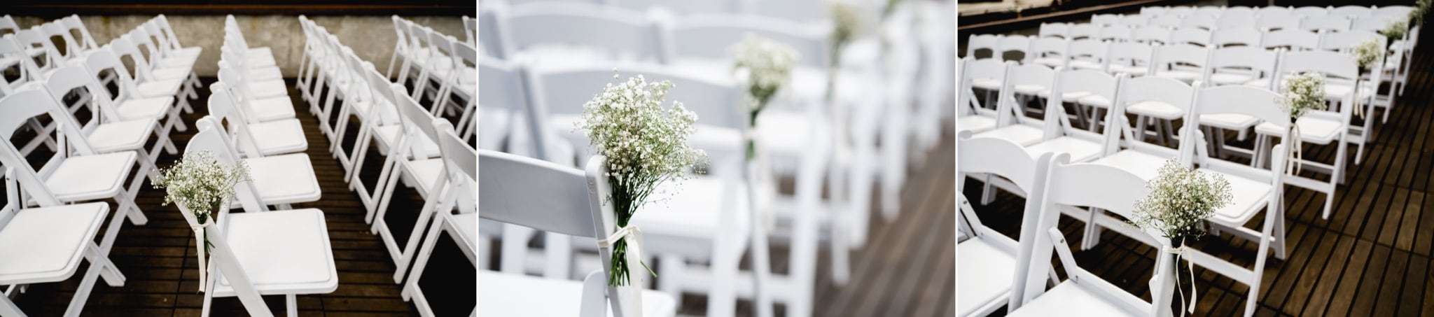 rooftop wedding details at fremont foundry seattle