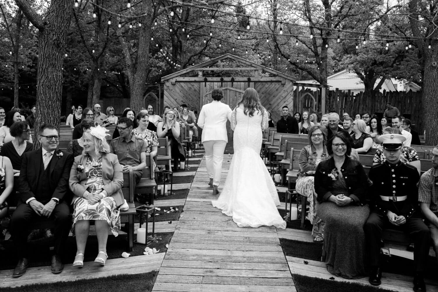 barnes place outdoor wedding ceremony
