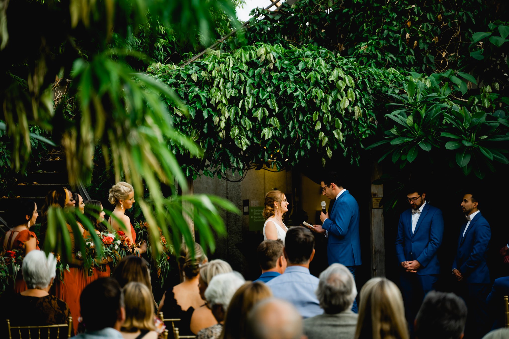 des moines botanical garden wedding