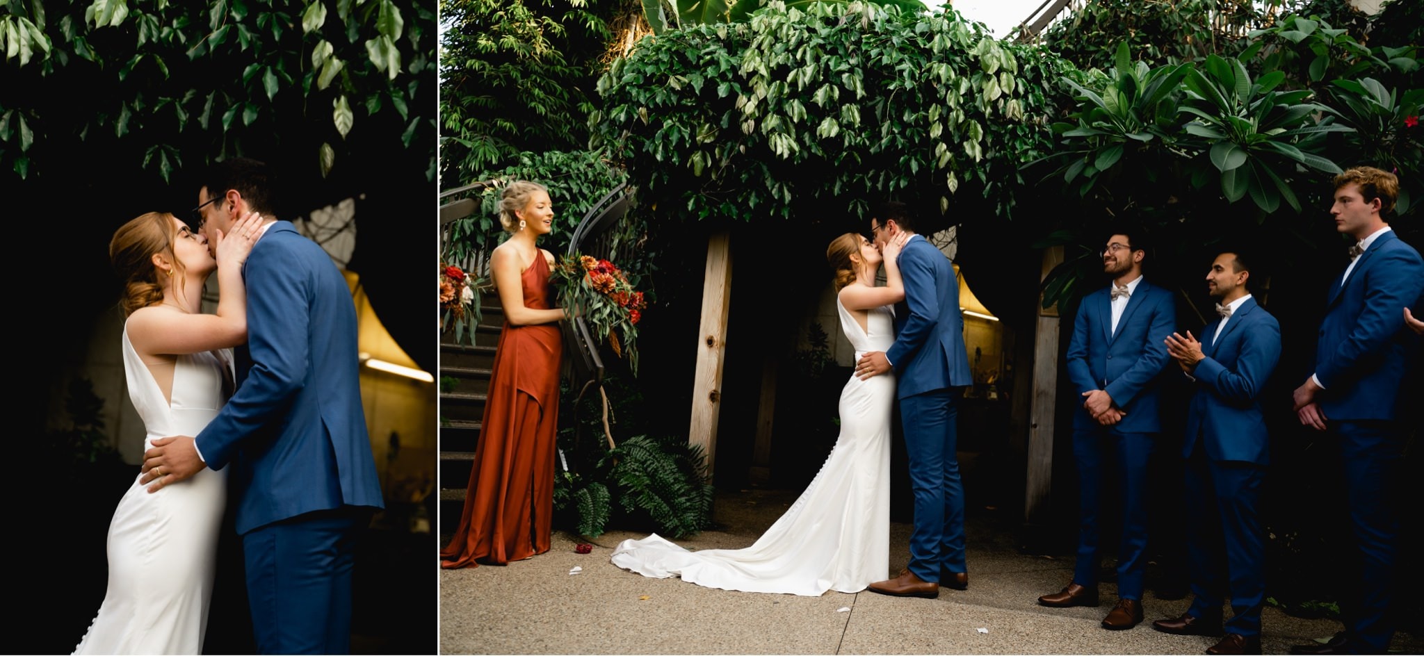 des moines botanical garden wedding photography