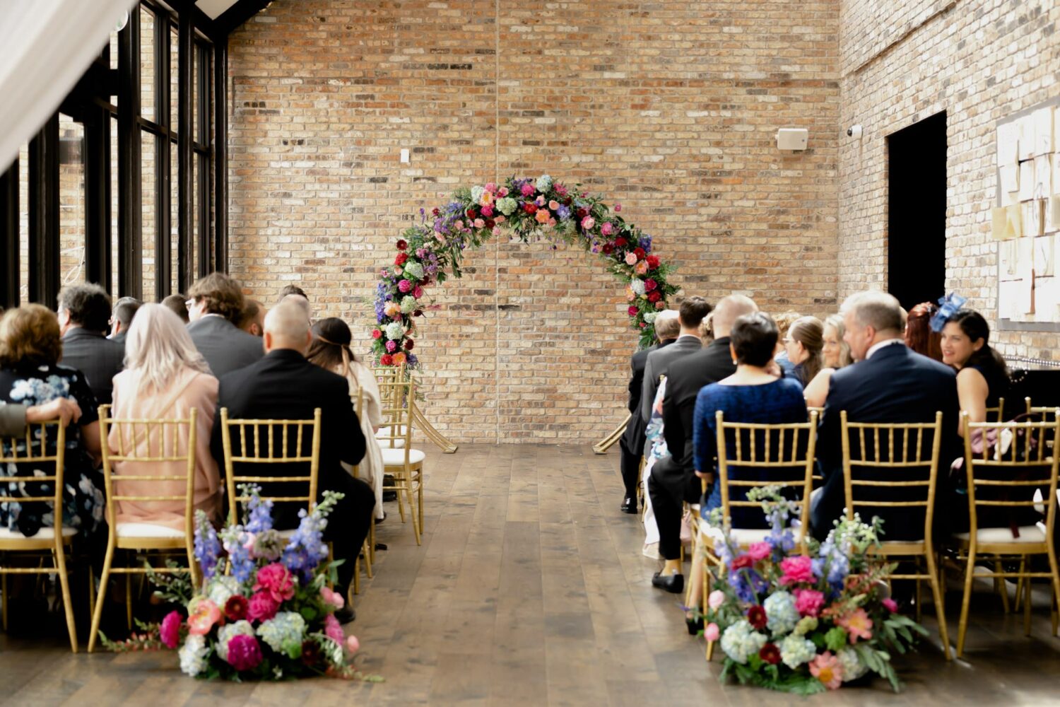 beautiful arch for surety hotel ceremony