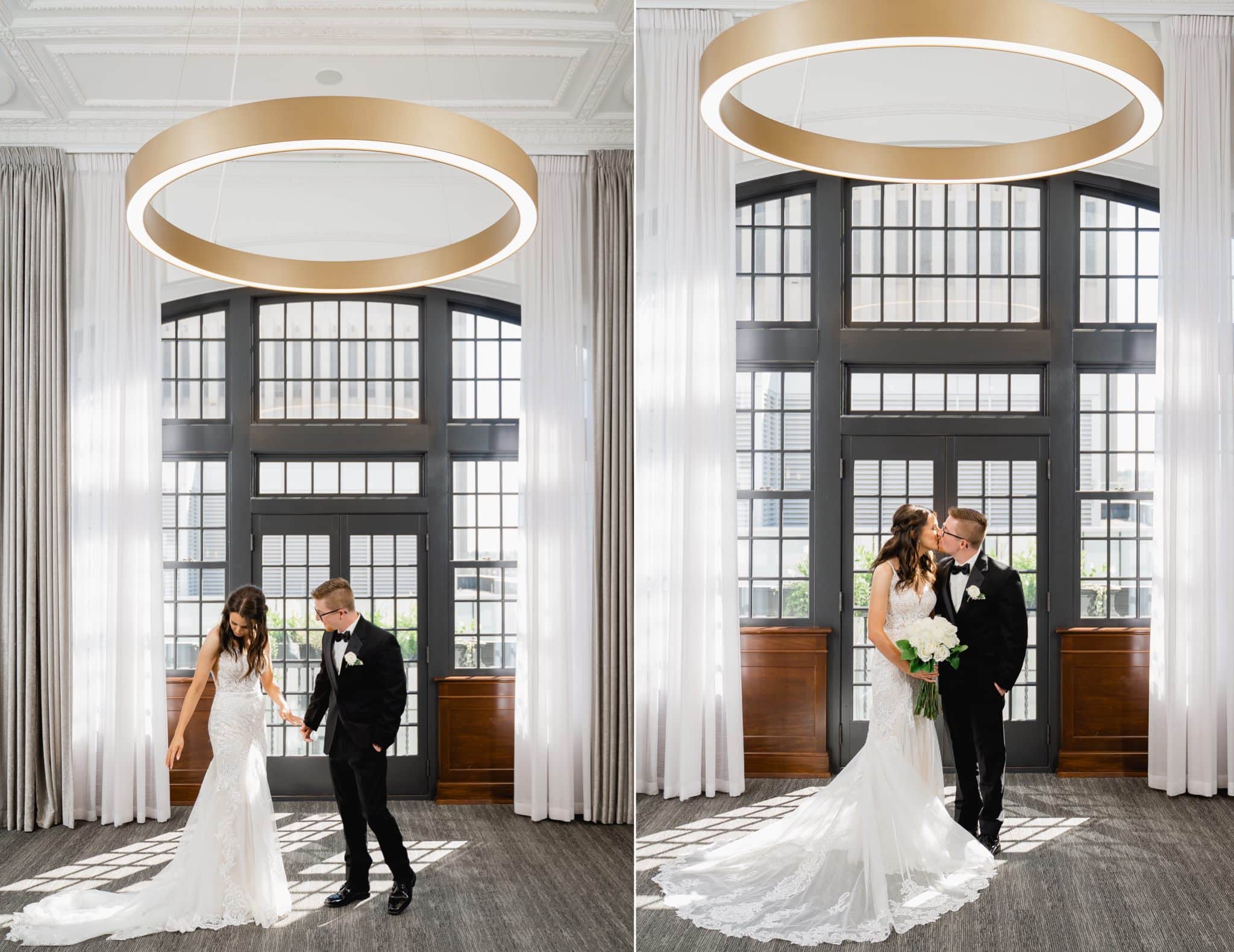 stunning wedding photography at the tea room in des moines