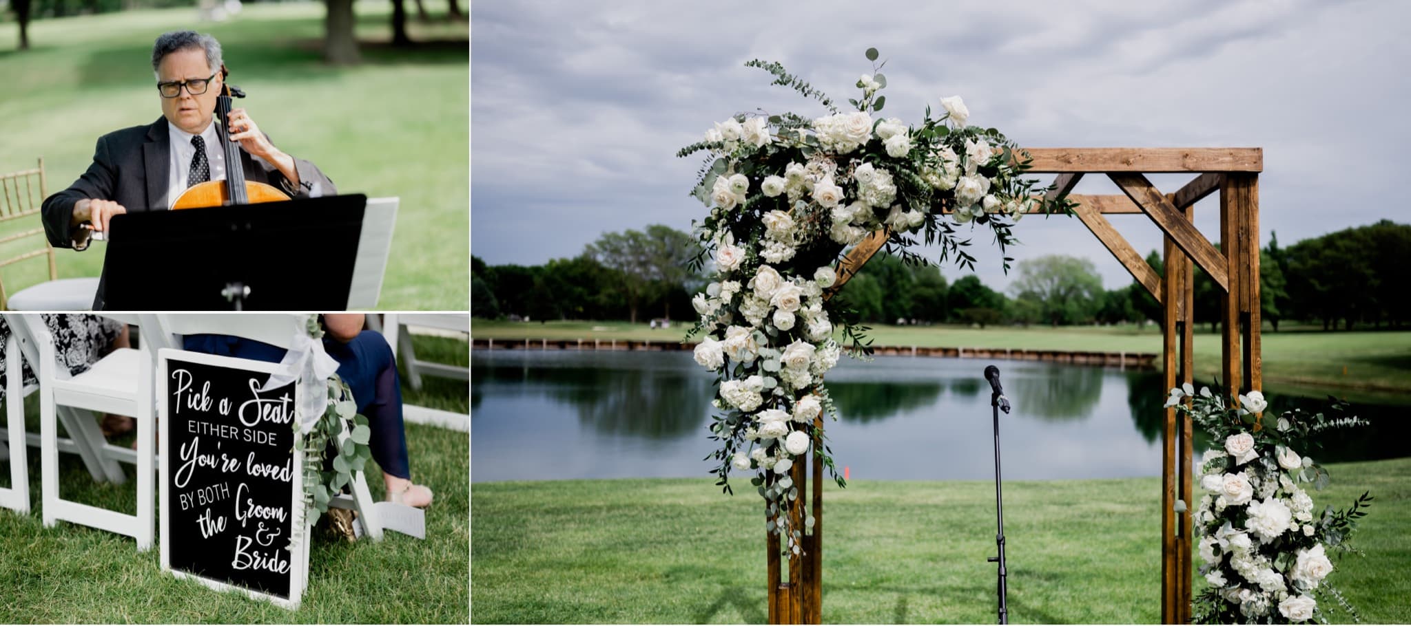 Des Moines Golf and Country Club wedding ceremony