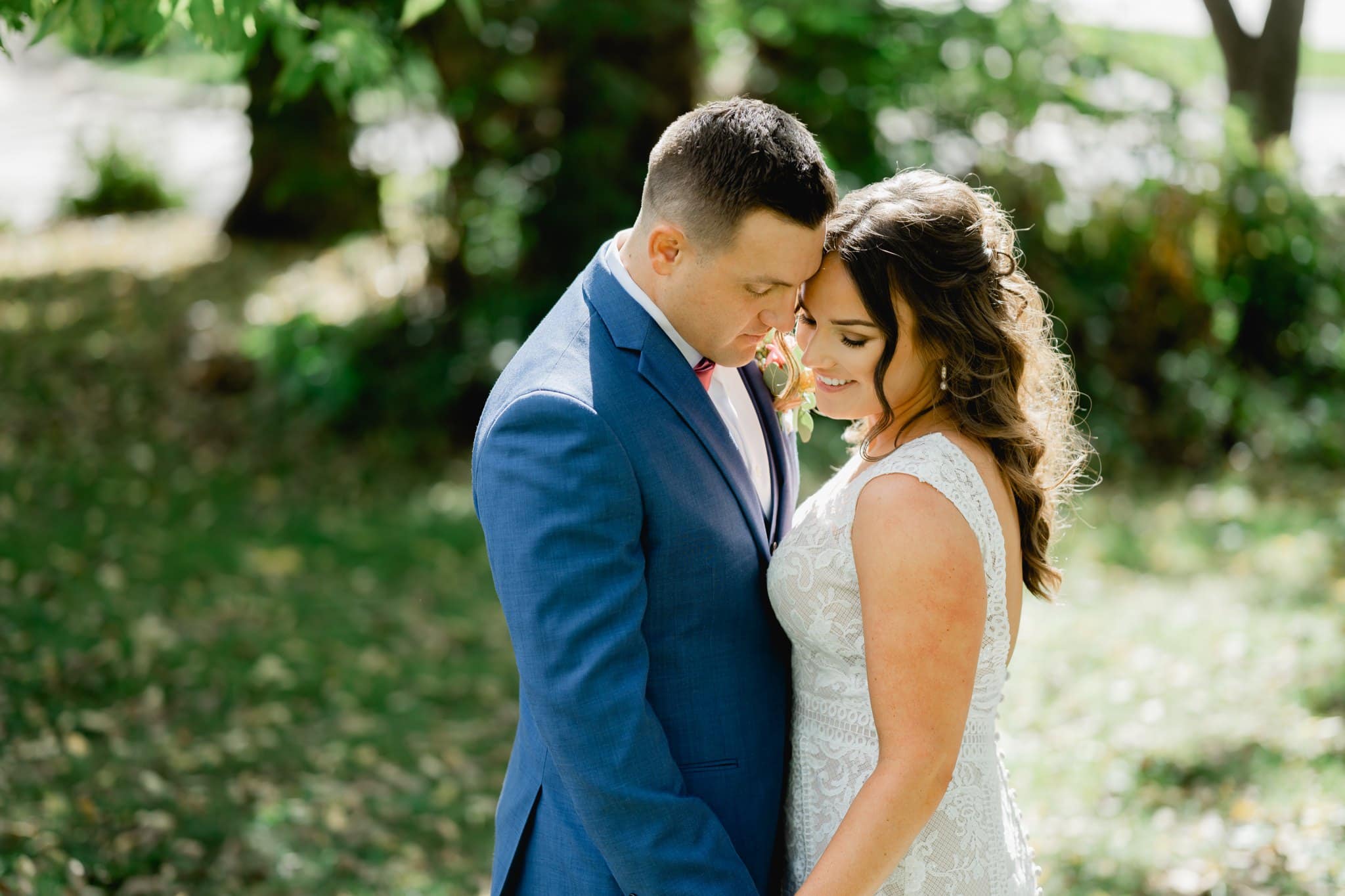 stunning bride and groom portraits beautifully backlit