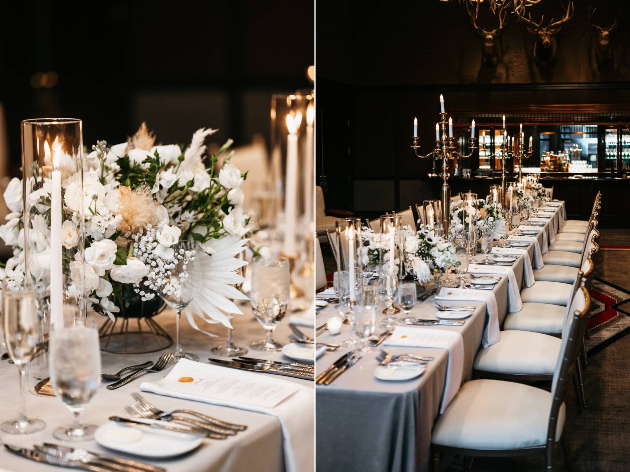 beautiful aspen colorado wedding reception table