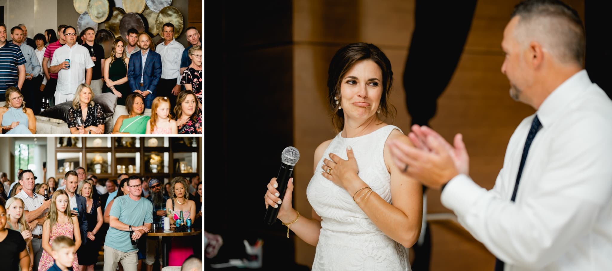 bride speech at ac marriott wedding reception