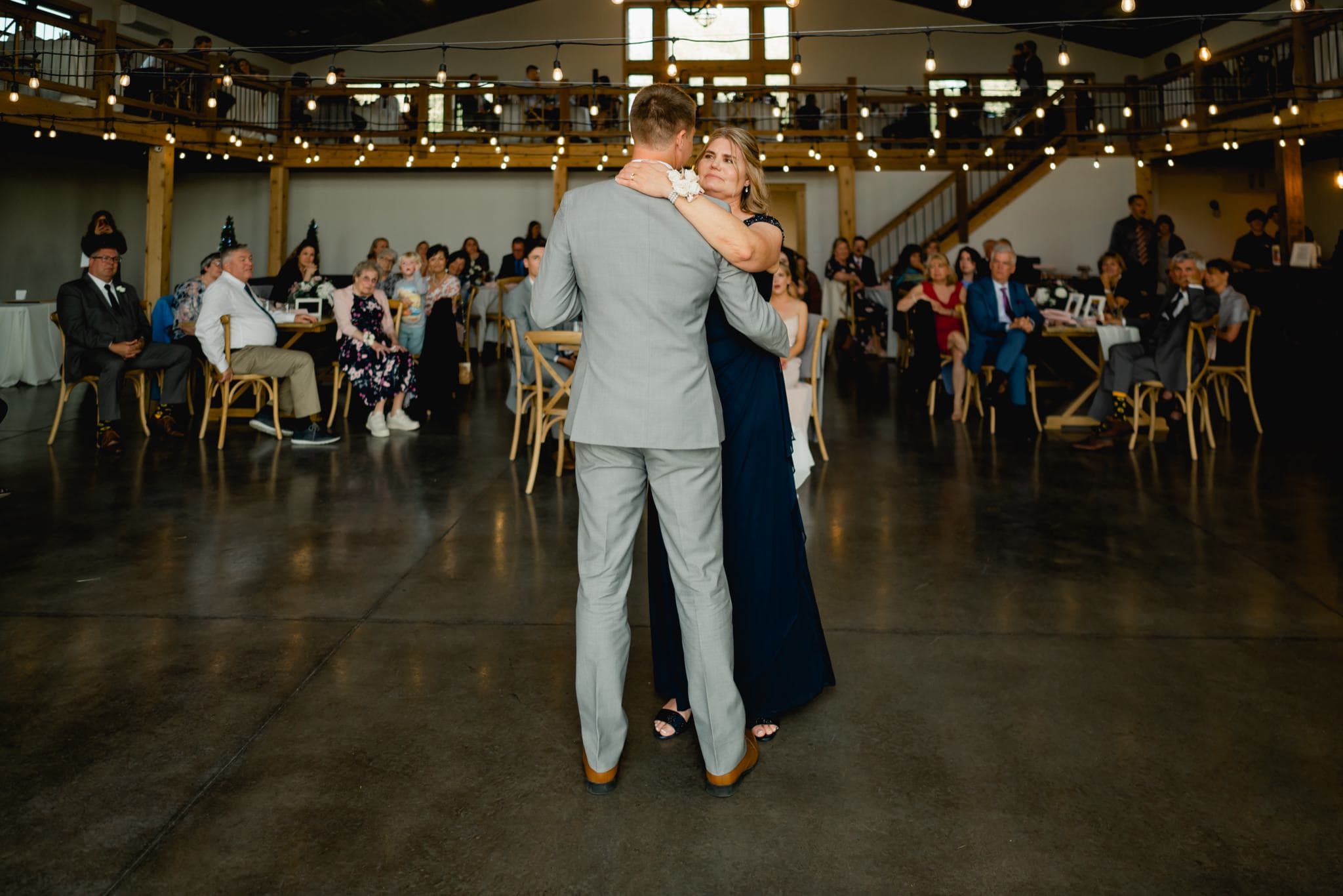 mother and groom first dance