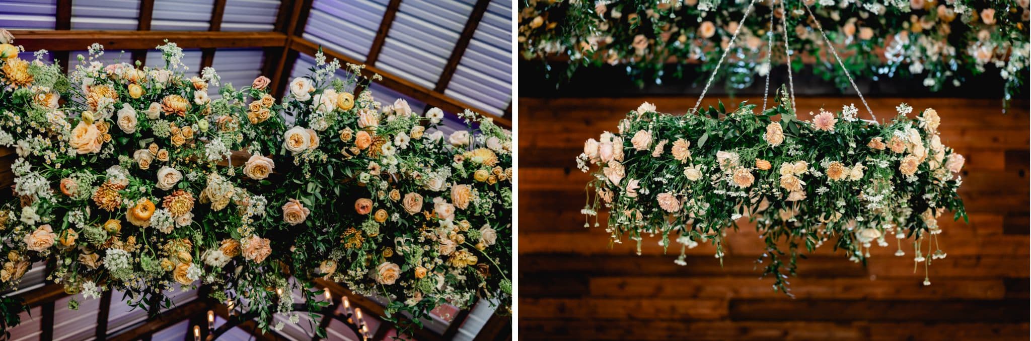 stunning floral chandelier